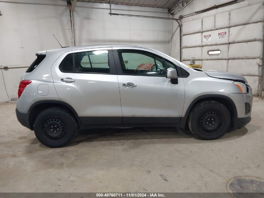 2015 Chevrolet Trax 1Ls VIN: KL7CJKSB0FB217210 Lot: 40760711