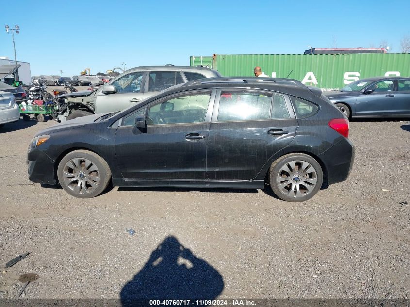 2015 Subaru Impreza 2.0I Sport Premium VIN: JF1GPAT63FH206137 Lot: 40760717