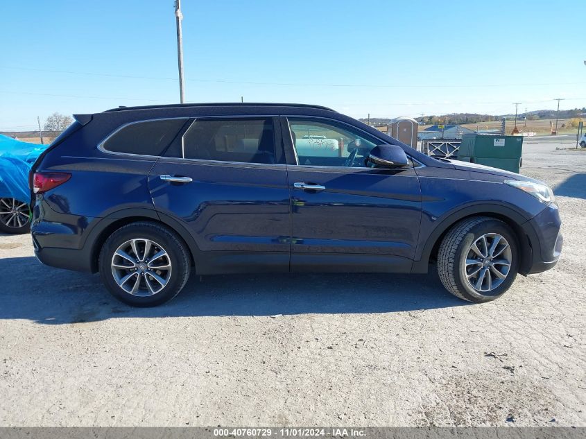 2018 Hyundai Santa Fe Se VIN: KM8SNDHF5JU287206 Lot: 40760729