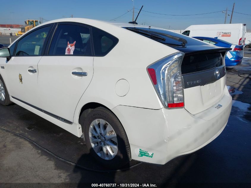 2013 Toyota Prius Plug-In Advanced VIN: JTDKN3DP8D3041001 Lot: 40760737