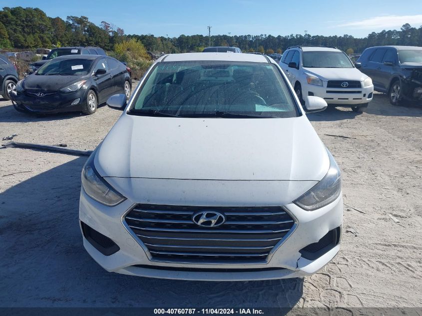 2022 Hyundai Accent Se VIN: 3KPC24A66NE168807 Lot: 40760787