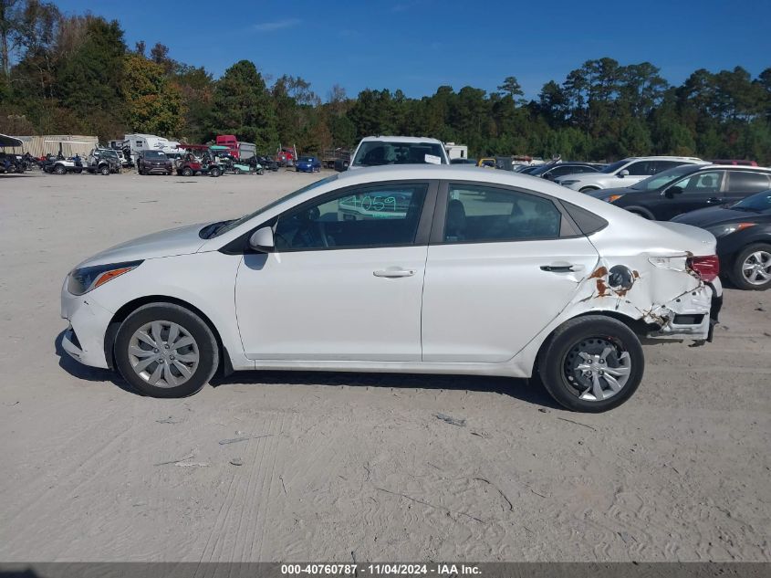 2022 Hyundai Accent Se VIN: 3KPC24A66NE168807 Lot: 40760787