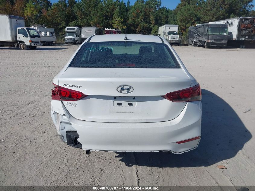 2022 Hyundai Accent Se VIN: 3KPC24A66NE168807 Lot: 40760787