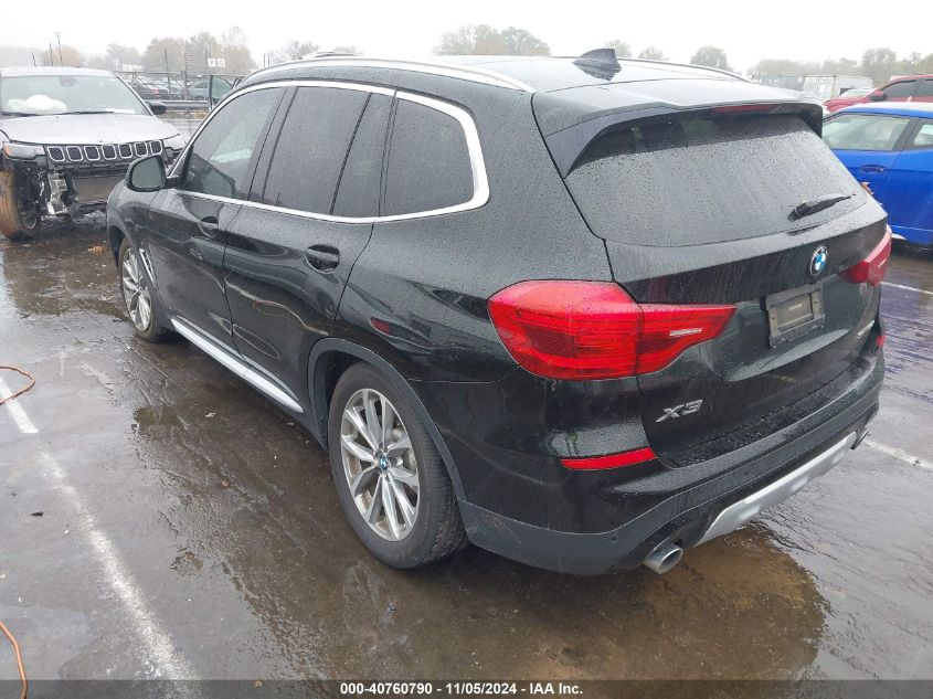 VIN 5UXTR7C58KLF25524 2019 BMW X3, Sdrive30I no.3