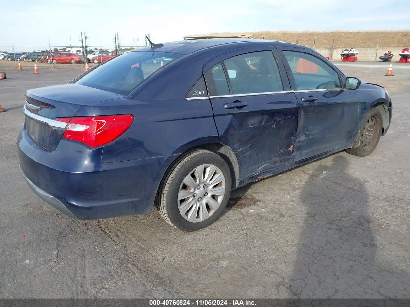 VIN 1C3CCBAB2DN642331 2013 CHRYSLER 200 no.4