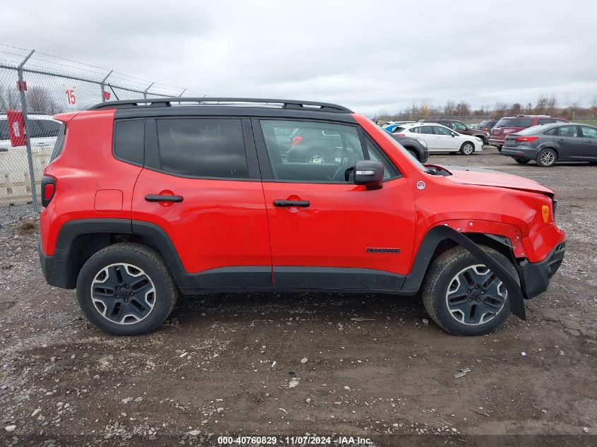 2017 Jeep Renegade Trailhawk 4X4 VIN: ZACCJBCBXHPE86986 Lot: 40760829