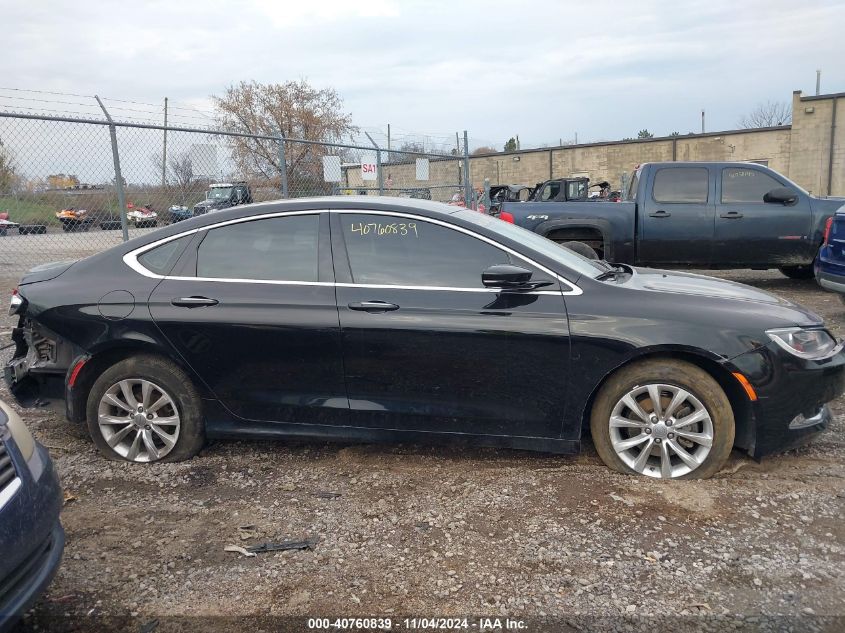 2015 Chrysler 200 C VIN: 1C3CCCCB4FN508507 Lot: 40760839