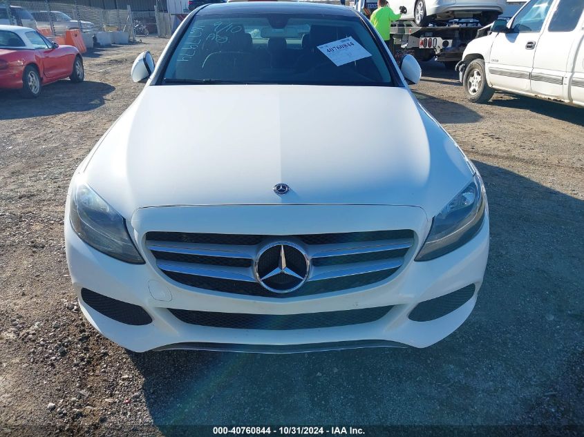 2018 Mercedes-Benz C 300 VIN: WDDWF4JB6JR317011 Lot: 40760844