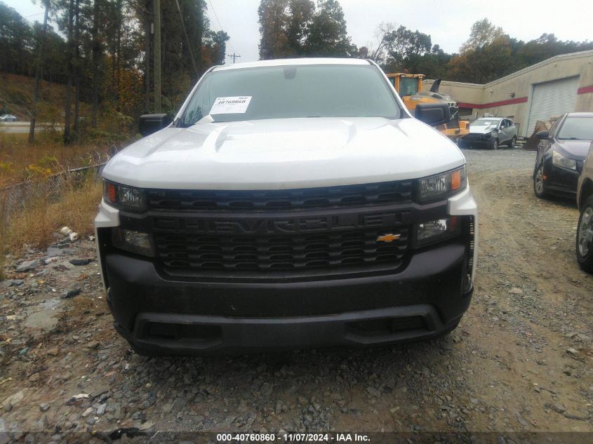 2019 Chevrolet Silverado 1500 Work Truck VIN: 1GCRWAEF7KZ372054 Lot: 40760860