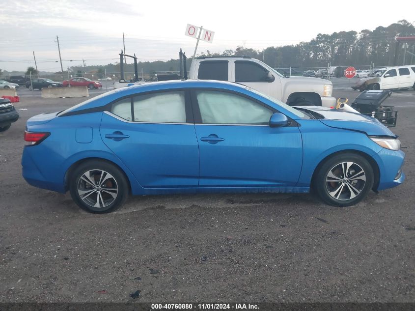 2022 Nissan Sentra Sv Xtronic Cvt VIN: 3N1AB8CV2NY255818 Lot: 40760880