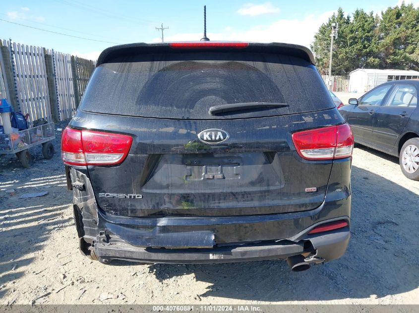 2016 KIA SORENTO 2.4L L - 5XYPG4A32GG114323