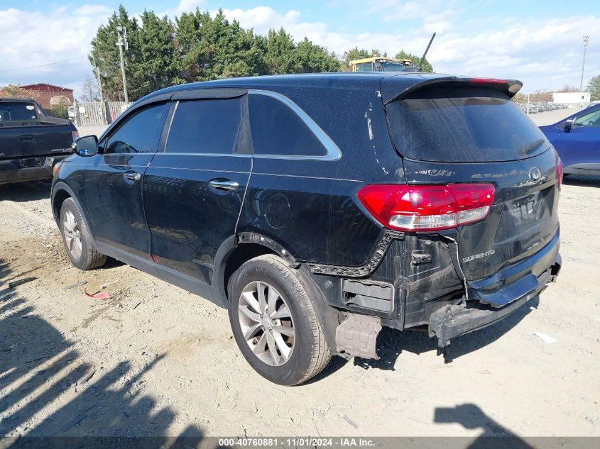 VIN 5XYPG4A32GG114323 2016 KIA Sorento, 2.4L L no.3