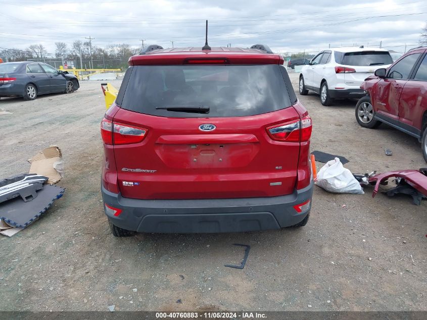 2020 Ford Ecosport Se VIN: MAJ3S2GE1LC389339 Lot: 40760883