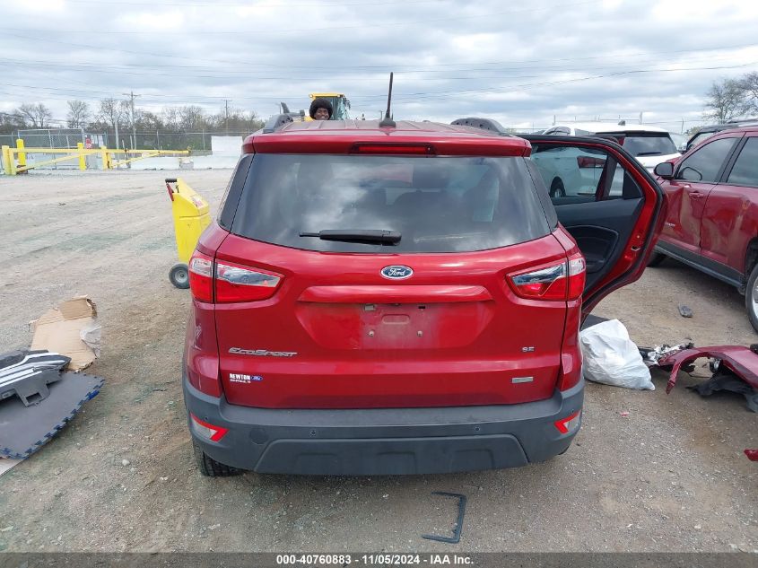 2020 Ford Ecosport Se VIN: MAJ3S2GE1LC389339 Lot: 40760883