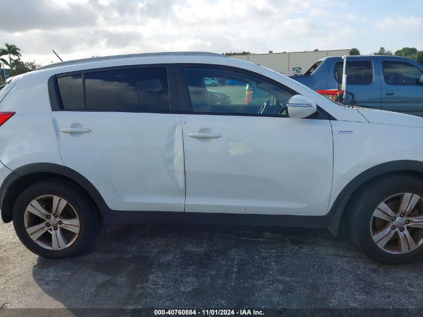 2013 Kia Sportage Lx VIN: KNDPBCA24D7519589 Lot: 40760884