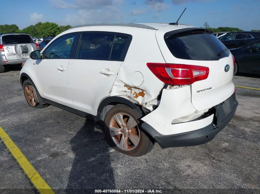 2013 Kia Sportage Lx VIN: KNDPBCA24D7519589 Lot: 40760884