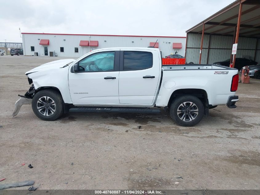 2022 Chevrolet Colorado 4Wd Short Box Z71 VIN: 1GCGTDEN3N1314731 Lot: 40760887