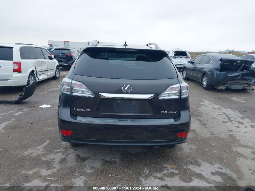 2010 Lexus Rx 350 VIN: 2T2BK1BA1AC029296 Lot: 40760907