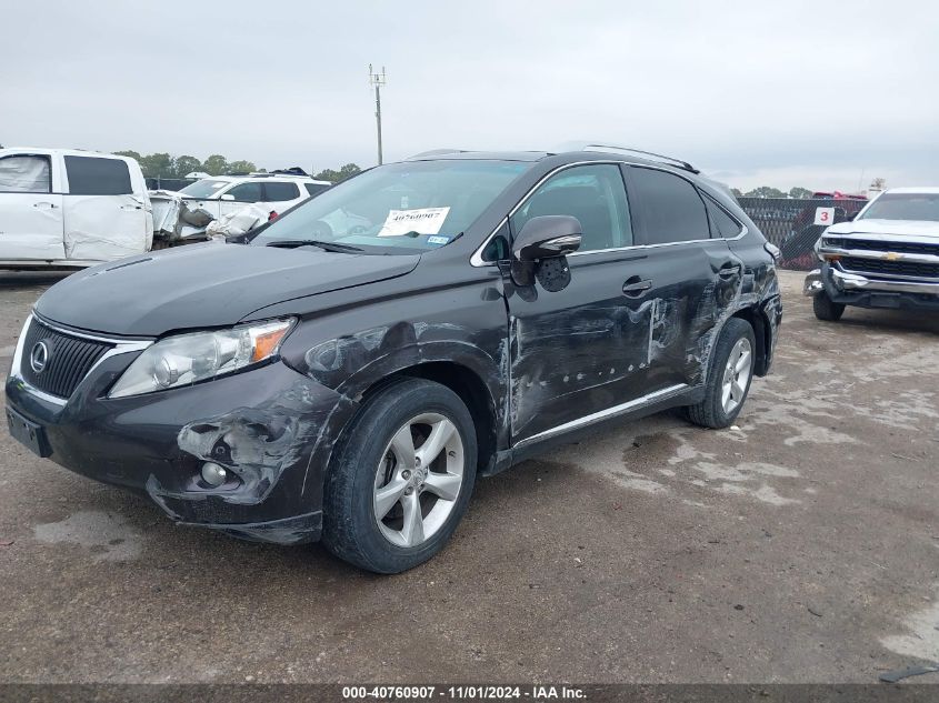 2010 Lexus Rx 350 VIN: 2T2BK1BA1AC029296 Lot: 40760907