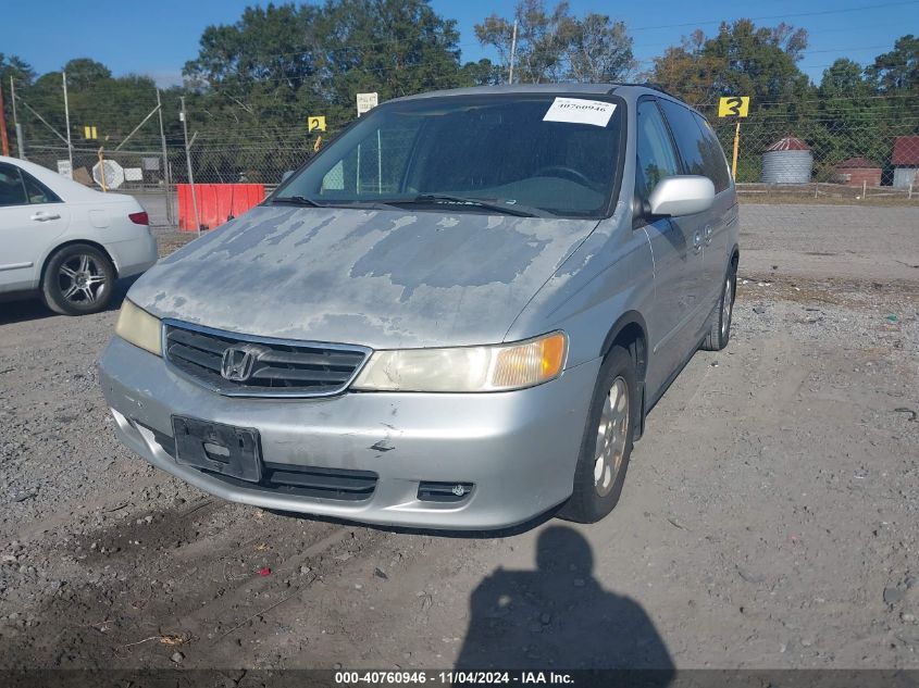 2002 Honda Odyssey Ex VIN: 2HKRL18622H532174 Lot: 40760946