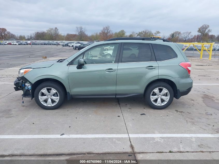 2016 Subaru Forester 2.5I Limited VIN: JF2SJARC2GH496036 Lot: 40760960