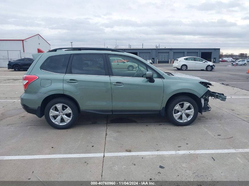 2016 Subaru Forester 2.5I Limited VIN: JF2SJARC2GH496036 Lot: 40760960