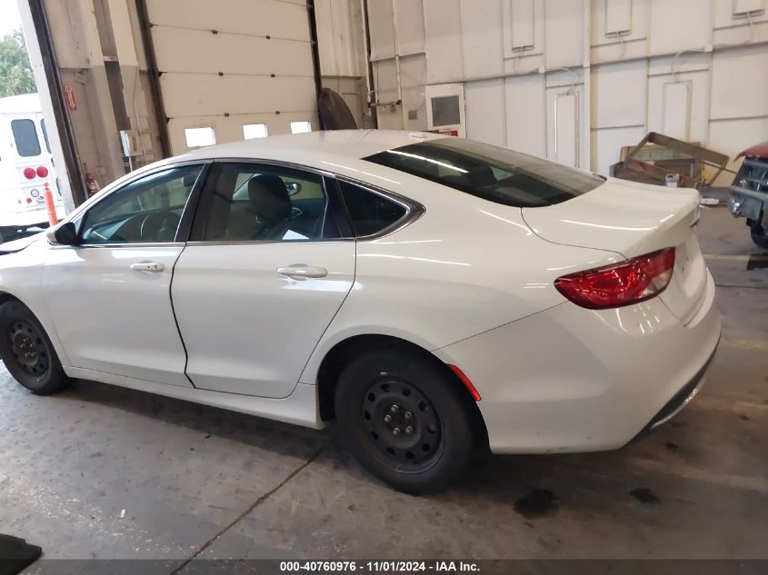 2015 Chrysler 200 Limited VIN: 1C3CCCAB2FN563248 Lot: 40760976