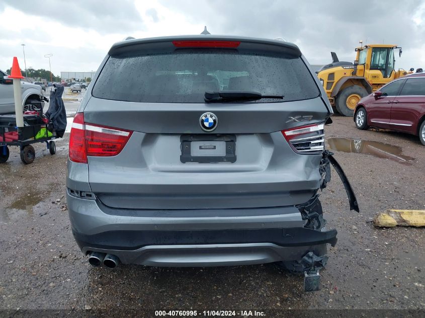 2017 BMW X3 Sdrive28I VIN: 5UXWZ7C54H0V86308 Lot: 40760995