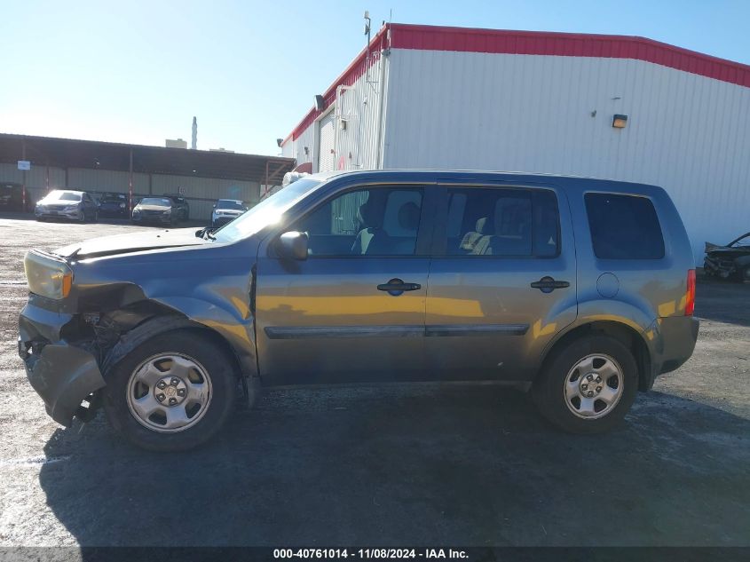 2011 Honda Pilot Lx VIN: 5FNYF3H28BB031865 Lot: 40761014