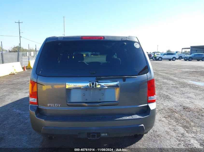 2011 Honda Pilot Lx VIN: 5FNYF3H28BB031865 Lot: 40761014