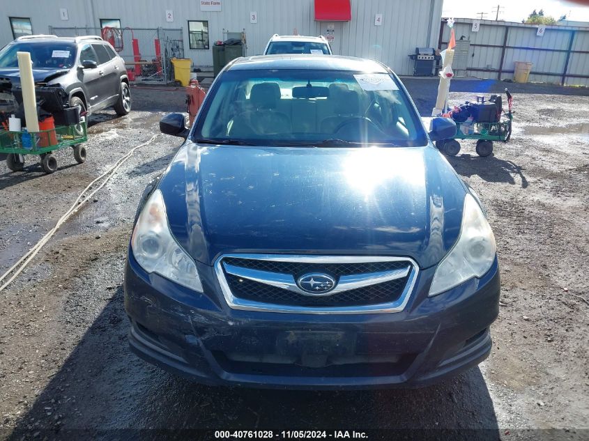 2012 Subaru Legacy 2.5I Premium VIN: 4S3BMBG6XC3021752 Lot: 40761028