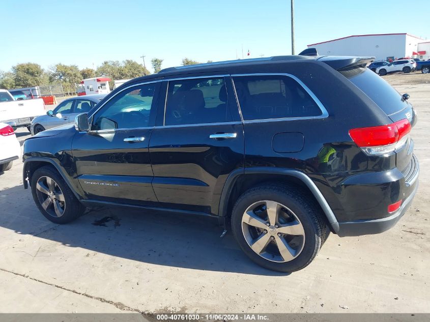 2014 Jeep Grand Cherokee Limited VIN: 1C4RJEBG2EC585374 Lot: 40761030