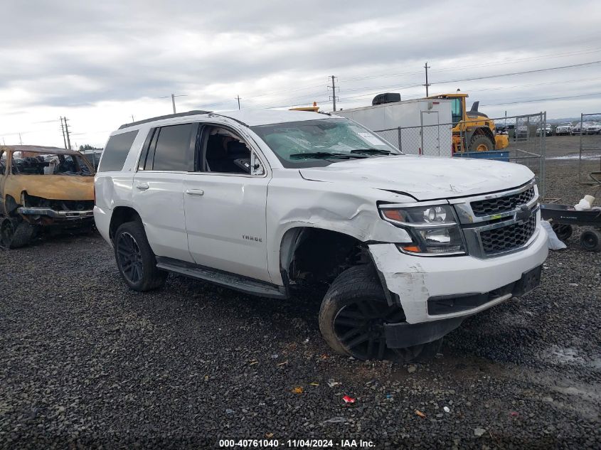 2017 Chevrolet Tahoe Lt VIN: 1GNSKBKC0HR165051 Lot: 40761040