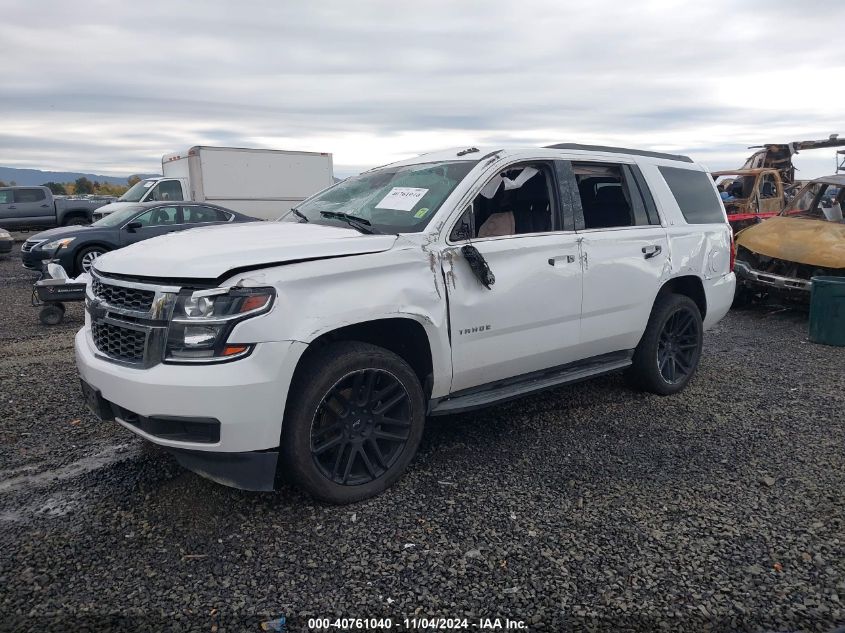 2017 Chevrolet Tahoe Lt VIN: 1GNSKBKC0HR165051 Lot: 40761040