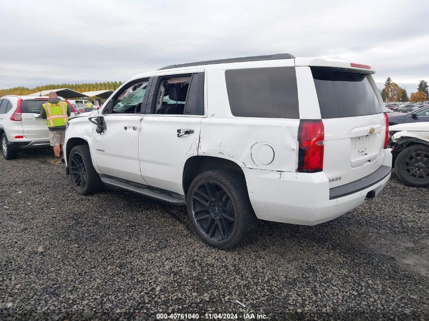 2017 Chevrolet Tahoe Lt VIN: 1GNSKBKC0HR165051 Lot: 40761040