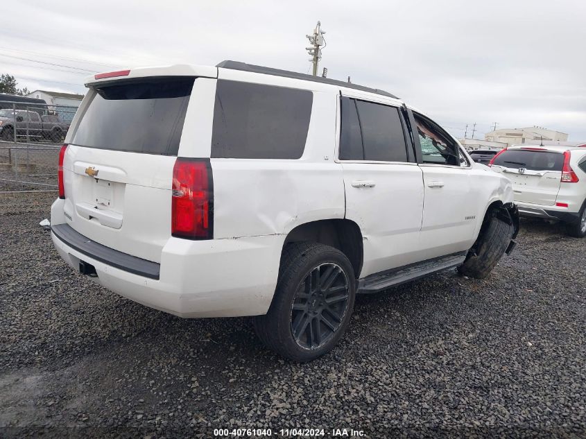 2017 Chevrolet Tahoe Lt VIN: 1GNSKBKC0HR165051 Lot: 40761040