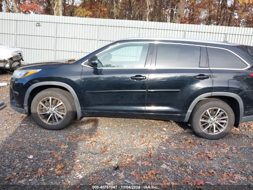 2017 Toyota Highlander Xle VIN: 5TDJZRFHXHS360445 Lot: 40761047