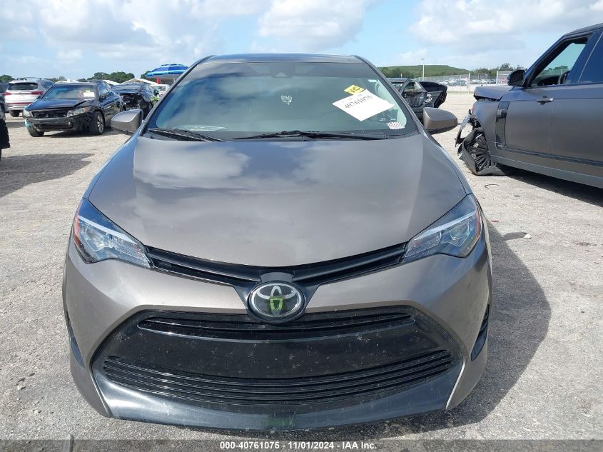 2019 Toyota Corolla Le VIN: 2T1BURHEXKC220031 Lot: 40761075