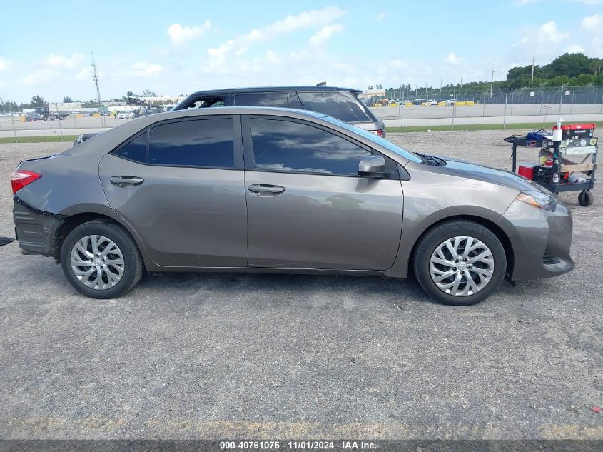 2019 Toyota Corolla Le VIN: 2T1BURHEXKC220031 Lot: 40761075