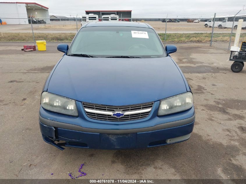 2003 Chevrolet Impala Ls VIN: 2G1WH52K939422169 Lot: 40761078