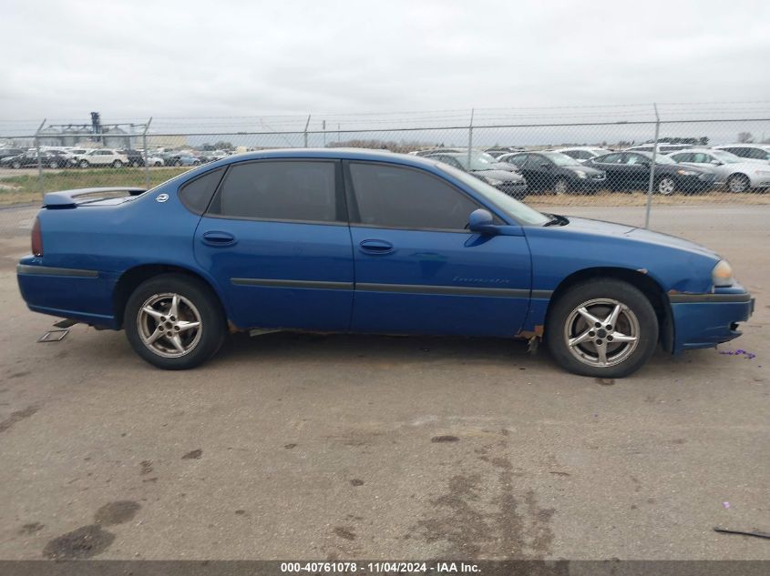 2003 Chevrolet Impala Ls VIN: 2G1WH52K939422169 Lot: 40761078