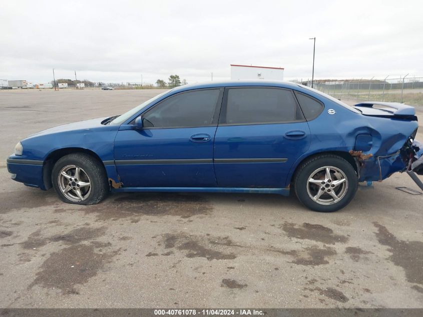 2003 Chevrolet Impala Ls VIN: 2G1WH52K939422169 Lot: 40761078