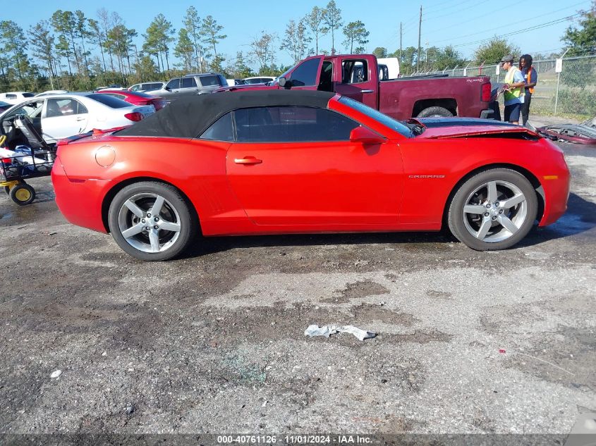 2012 Chevrolet Camaro 1Lt VIN: 2G1FB3D39C9211257 Lot: 40761126