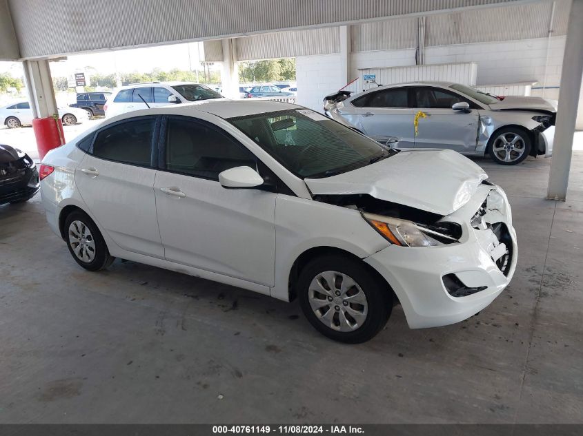 2016 Hyundai Accent Se VIN: KMHCT4AE2GU157890 Lot: 40761149