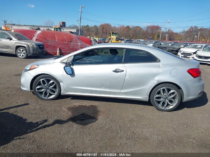 2016 Kia Forte Koup Sx VIN: KNAFZ6A38G5582824 Lot: 40761157