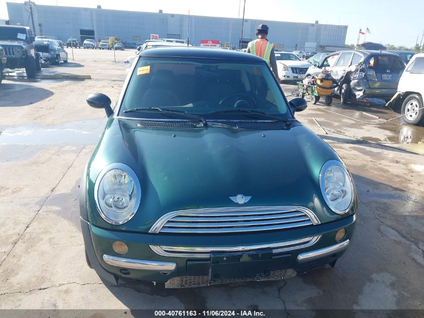 2004 Mini Cooper VIN: WMWRC33494TJ61124 Lot: 40761163