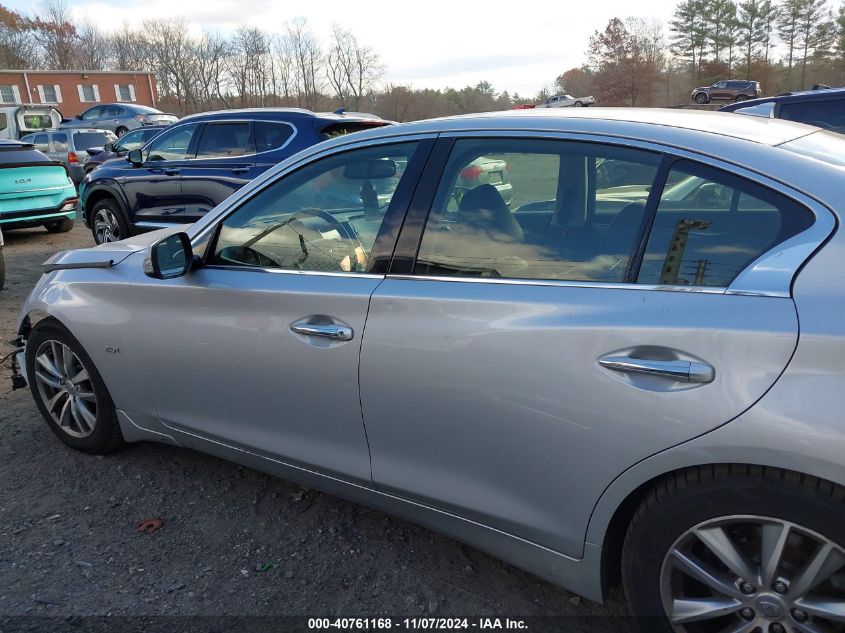 2016 Infiniti Q50 2.0T Premium VIN: JN1CV7AR6GM251258 Lot: 40761168