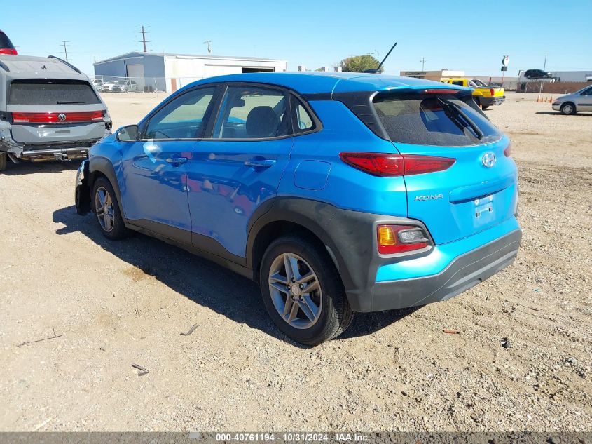 VIN KM8K1CAAXLU439231 2020 Hyundai Kona, SE no.3