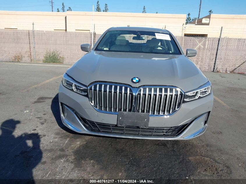 2022 BMW 750 I xDrive VIN: WBA7U2C0XNCJ17792 Lot: 40761217