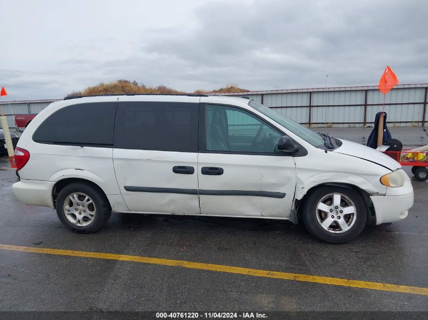 2005 Dodge Grand Caravan Se VIN: 1D4GP24R55B291785 Lot: 40761220